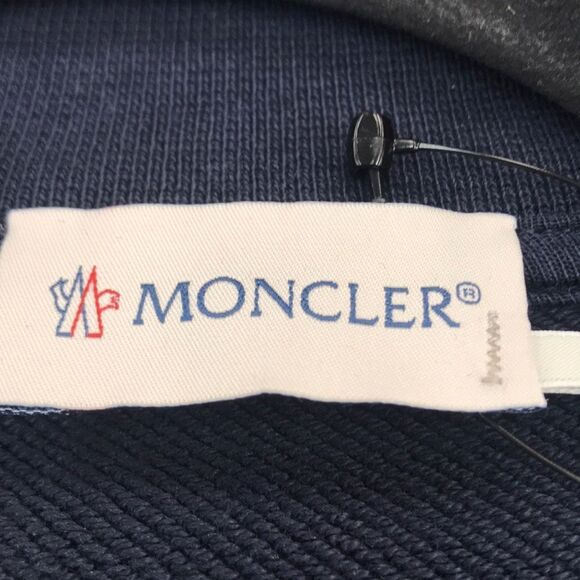 Moncler Blue and Red Zip Up Sweater - Picture 7 of 12